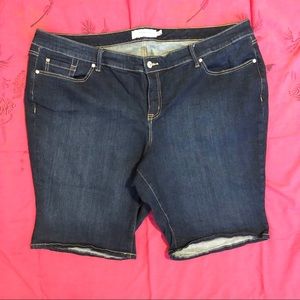 Torrid Bermuda Jean Shorts